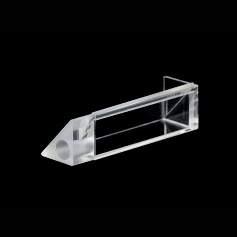 Triangle Cuvette with PTFE Stopper Flat Base
