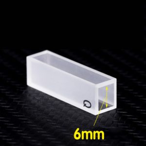 6mm pad lengte speciale cuvette kwarts materiaal