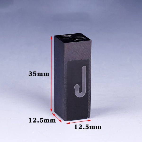Black 32uL M6 Connector Flow Cell Dimension