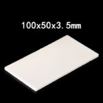 C502, Alumina Plate, LxWxH: 100x50x3.5mm, 99% Pure Alumina (5pc/ea)