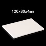 C510, Alumina Plate, LxWxH: 120x80x4mm, 99% Pure Alumina (1pc/ea)