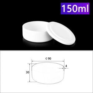 150mL Alumina Crucibles with Cover Cylindrical