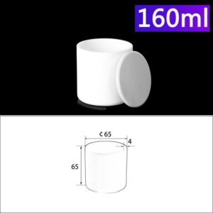 160mL Alumina Crucibles with Cover Cylindrical