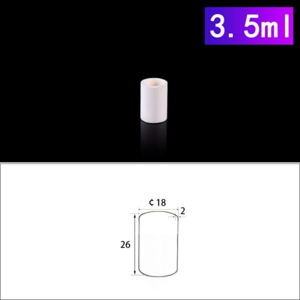 3.5mL Cylindrical Alumina Crucibles without Cover