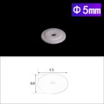 C297, Cylindrical Crucible, φ5mm Cover, φ5x0.9mm, Alumina Crucible for Thermal Analysis (10pc/ea)