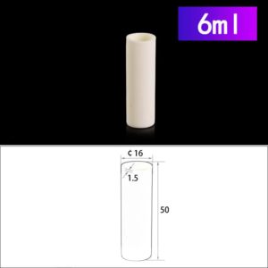 6mL Cylindrical Alumina Crucibles without Cover