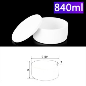 840mL Alumina Crucibles with Cover Cylindrical