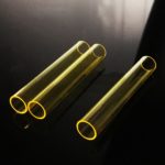 Custom Yellow UV Filtering Quartz Tubes (1)